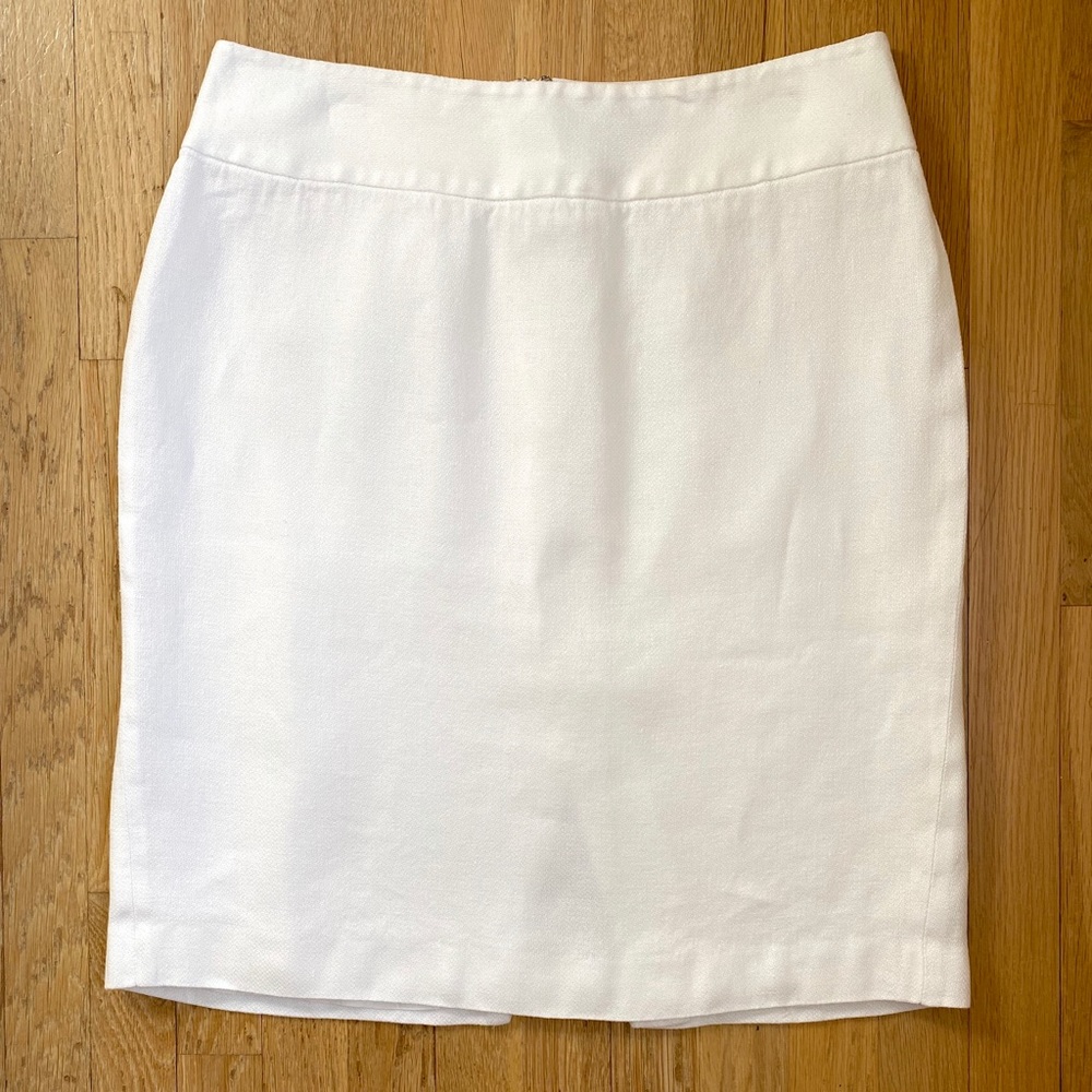 Ralph Lauren white midi skirt
